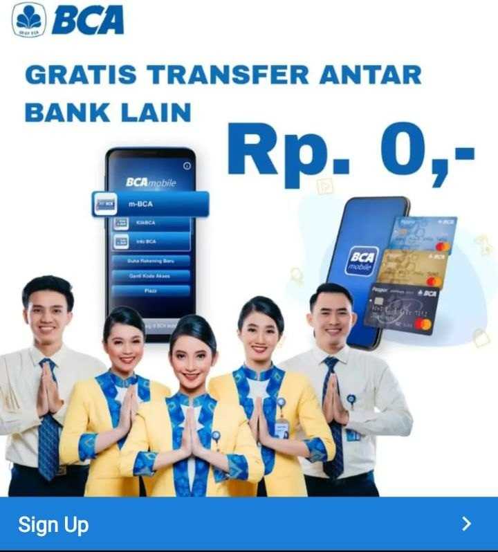     Beredar unggahan transfer antarbank di BCA gratis