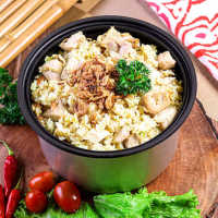 Resep Nasi Ayam Kalasan Rice Cooker, Praktis Cukup Cemplungin Bahan Saja