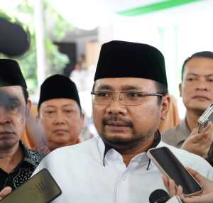 Eks Menag Yaqut Cholil Qoumas diperiksa sebagai tersangka, Banser datangi Gedung KPK