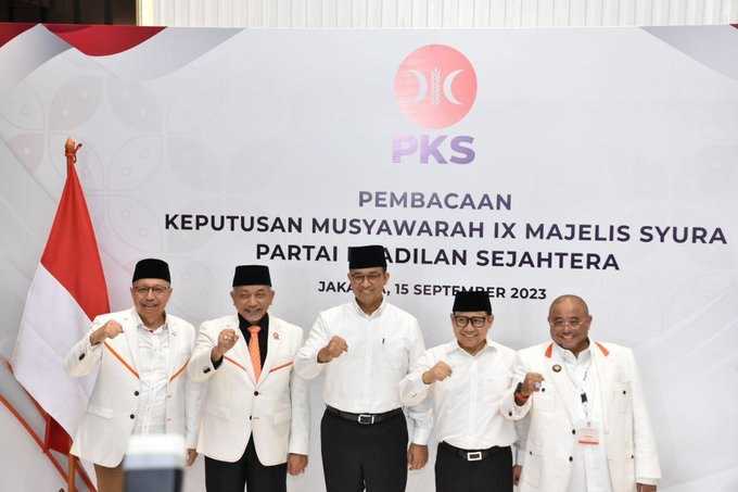     PKS resmi memberikan dukungan kepada Anies Baswedan dan Muhaimin Iskandar alias Cak Imin dalam Pilpres 2024