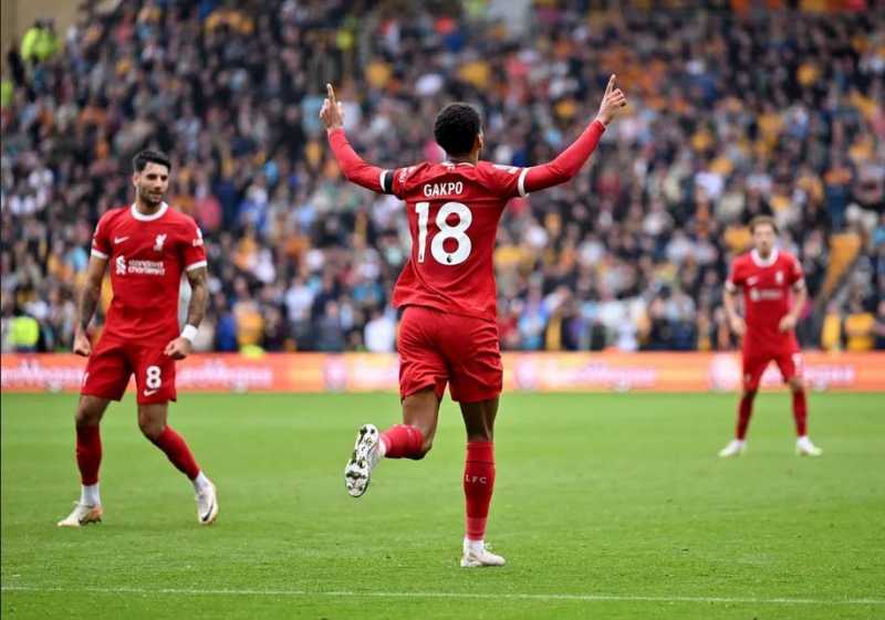     Wolverhampton Wanderers vs Liverpool 1-3: Cody Gakpo mencetak gol penyeimbang di babak kedua