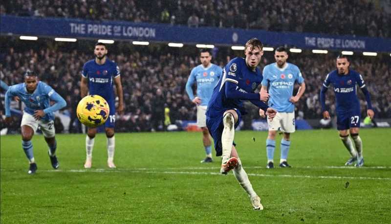     Chelsea vs Manchester City 4-4: Cole Palmer mencetak gol ke gawang bekas klubnya dan membuat kedudukan imbang (premierleague.com)