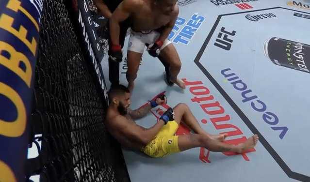     Fighter Indonesia Jeka Saragih pukul KO Lucas Alexander di UFC Night (UFC)