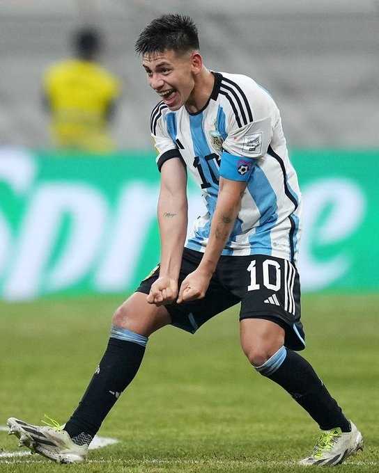     Striker Argentina U-17 Claudio Echeverri (@fifaworldcup/x.com)