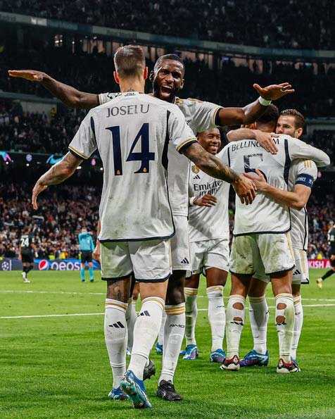     Real Madrid vs Napoli 4-2: Joselu menyumbang satu gol kemenangan Los Blancos (uefa.com)