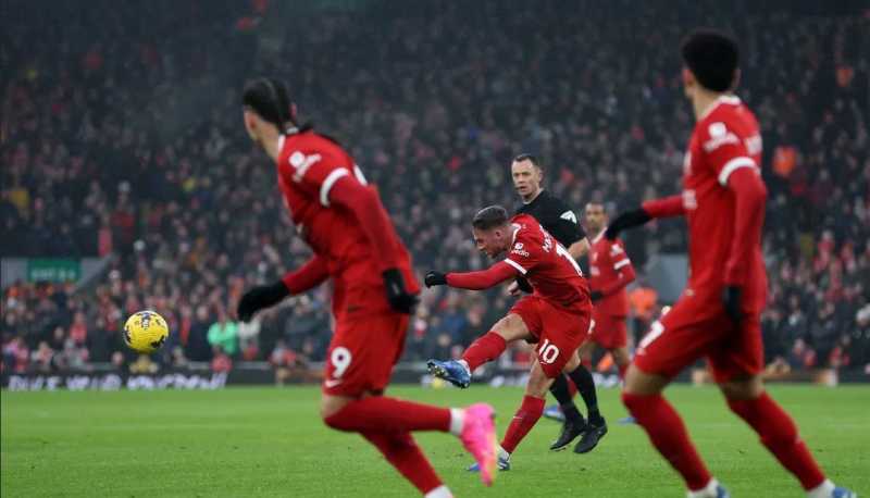     Liverpool vs Fulham 4-3: Alexis Mac Allister mencetak gol indah untuk The Reds (premierleague.com)