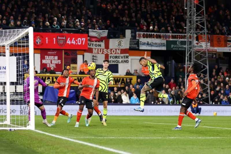     Luton Town vs Arsenal 3-4: Gabriel Jesus menyumbang satu gol untuk The Gunners dalam laga lanjutan Liga Inggris (premierleague.com)