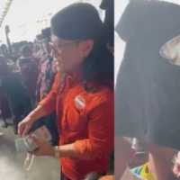 Viral Gus Miftah Bagi-bagi Duit Berlatar Kaus Prabowo, Money Politics?