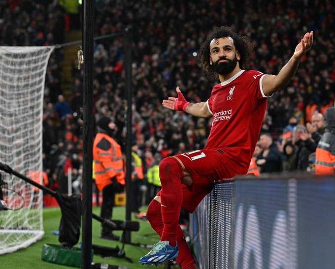     Liverpool vs Newcastle United 4-2: Mo Salah menjadi bintang kemenangan The Reds dengan menyumbang dua gol dan satu assist (@lfc/x.com)