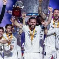 El Clasico, Hattrick Vini Bawa Real Madrid Juara Piala Super Spanyol Usai Bekap Barca