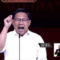 Debat Cawapres 2024: Cak Imin Selepet Prabowo Pakai Tanah 500 Ribu Ha dan Food Estate