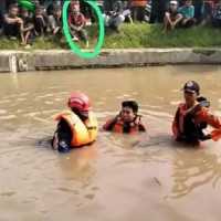 Viral Bocah Dikabarkan Tenggelam di Brebes, Malah Nonton Tim SAR yang Cari Dirinya