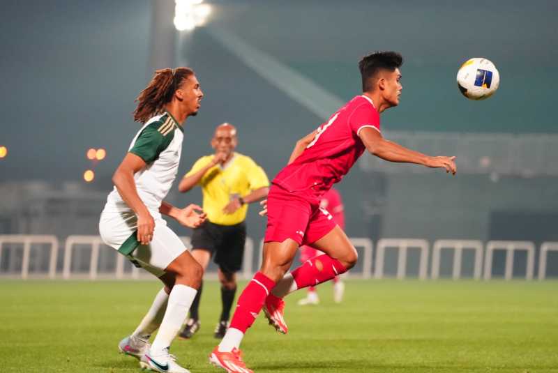     Timnas U-23 Indonesia vs Arab Saudi 1-3, Garuda Muda kalah saat melawan Elang Hijau dalam laga uji coba jelang Piala Asia U-23 2024 (PSSI)