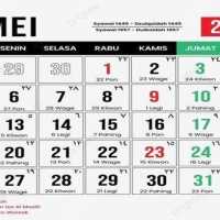 Daftar Tanggal Merah dan Cuti Nasional Mei 2024, Ada 2 Kali Long Weekend