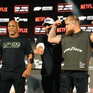 Link Live Streaming Tunju Eksebisi Mike Tyson vs Jake Paul, Pagi Ini
