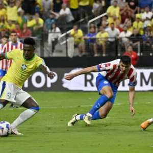 Copa America 2024: Paraguay vs Brasil 1-4, Vinicius Jr Cetak Brace