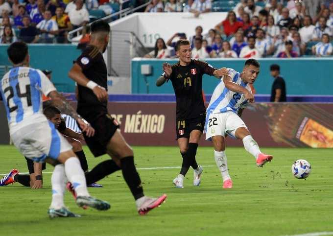     Argentina vs Peru 2-0: Brace Lautaro Martinez membawa La Albiceleste ke perempat final Copa America 2024 (@Argentina / x.com)