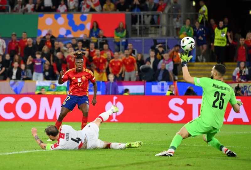     Spanyol vs Georgia 4-1: Nico Williams mencetak satu gol  (uefa.com)