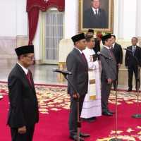 Presiden Jokowi Lantik Keponakan dan Aspri Prabowo Jadi Wakil Menteri