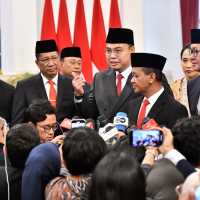 Reshuffle Kabinet: Para Menteri Baru Kompak Menghadap Prabowo Sebelum Dilantik Jokowi