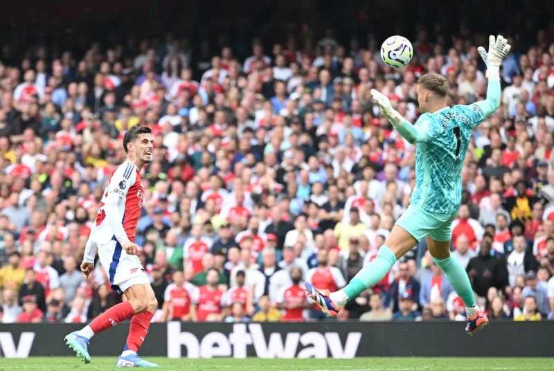     Arsenal vs Brighton & Hove Albion: Kai Havertz mencetak gol indah ke gawang Brighton (premierleague.com)