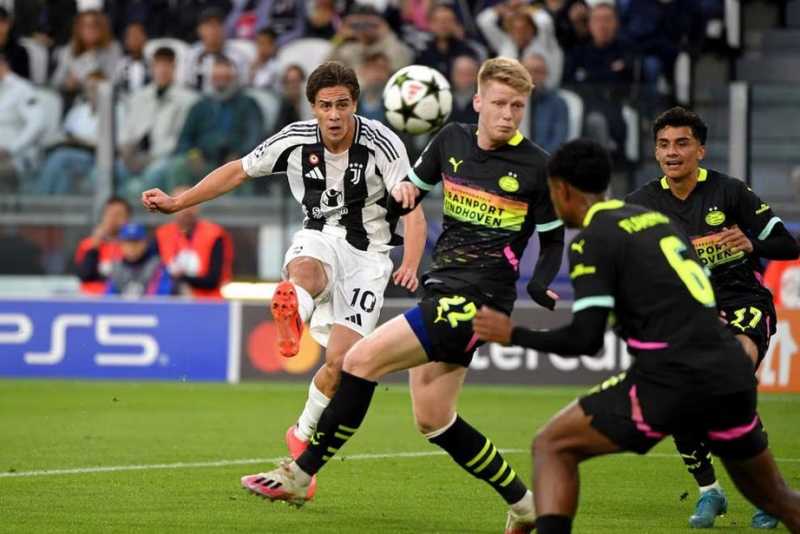     Liga Champions: Juventus vs PSV Eindhoven 3-1, Kenan Yildiz mencetak gol pertama Bianconeri  (uefa.com)