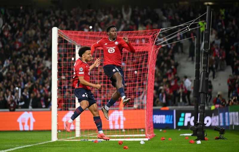     Lille vs Real Madrid: Jonathan David merayakan gol dari titik penalti dan membawa timnya mengalahkan Real Madrid (uefa.com)