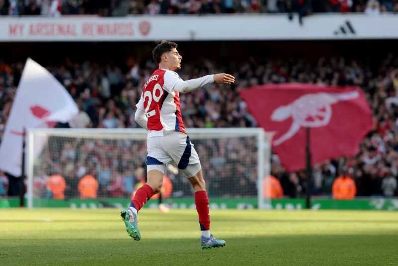     Arsenal vs Southampton: Kai Havertz mencetak satu gol saat Tha Gunners menang 3-1 atas Soton (premierleague.com)