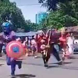 Heboh Satpol PP Kejar Superhero di Bandung Ternyata Adegan Film