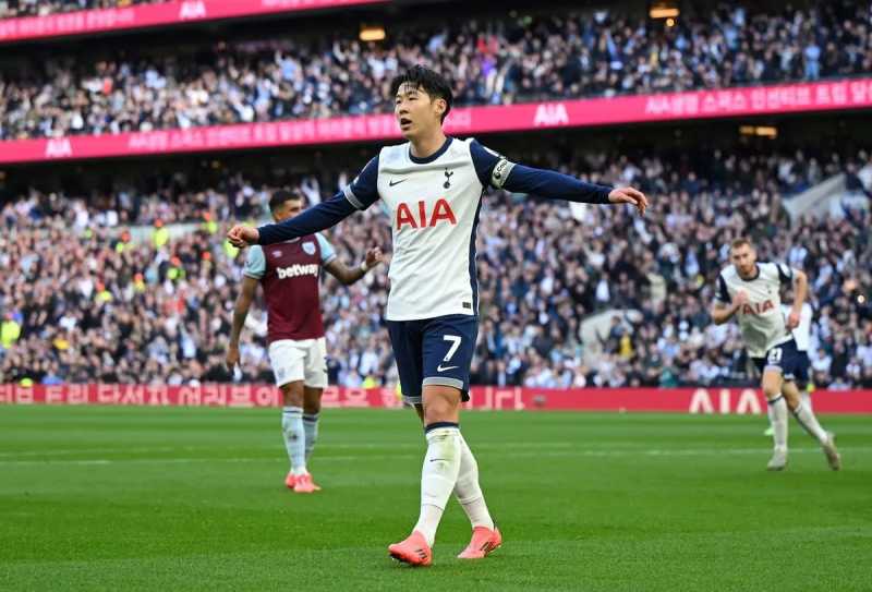     Tottenham Hotspur vs West Ham United: Son Heung-min mencetak gol keempat Hotspur (premierleague.com)