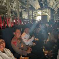 Cerita Menteri Kabinet Merah Putih Naik Hercules: Banyak yang Doanya Kencang