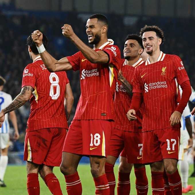     Brighton & Hove Albion vs Liverpool 2-3: The Reds melaju ke 8 Besar Piala Liga Inggris (@LFC / x.com)