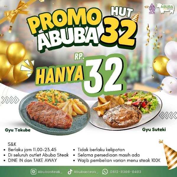     Promo HUT Abuba Steak (@abubasteak_)