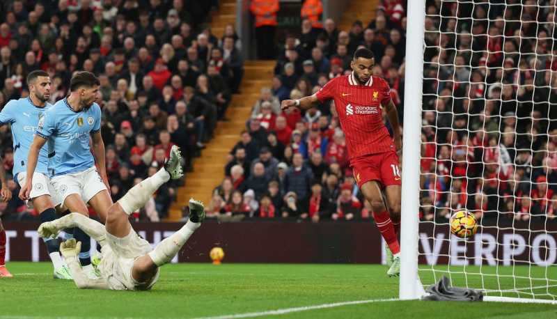     Liverpool vs Manchester City: Cody Gakpo mencetak gol pertama Liverpool, The Reds menang 2-0 atas Man City (premierleague.com)