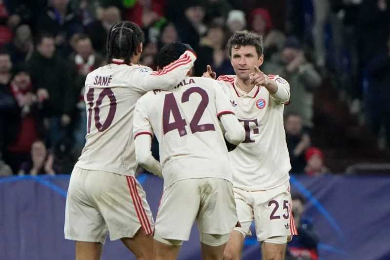     Shakhtar Donetsk vs Bayern Munchen: gol dari Thomas Muller  (uefa.com)