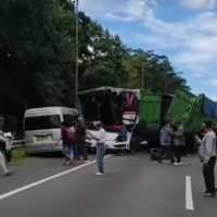 Terjadi Lagi Kecelakaan Beruntun di Tol Cipularang: Libatkan Bus dan Truk Batu Bara