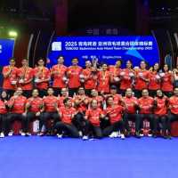 Sikat China, Indonesia Juara Bulutangkis Beregu Campuran Asia 2025