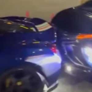 Viral Xpander Tabrak Ferrari dari Belakang di PIK Jakut, Sopir Diduga Mabuk