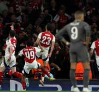Hasil Liga Champions: Arsenal Remukkan Madrid, Inter Hajar Bayern
