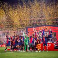 Sikat Madrid Dalam Drama 5 Gol, Barcelona Juara Copa del Rey