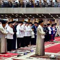 Presiden Prabowo Sholat Iduladha di Masjid Istiqlal
