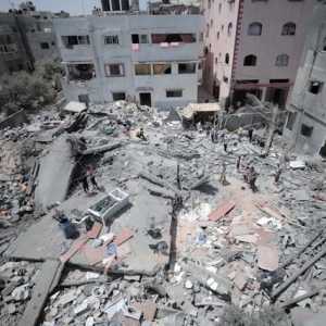 Israel Bombardir Kafe, Sekolah Hingga RS di Gaza: 95 Orang Tewas