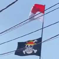 Viral Bendera One Piece Berkibar Bersama Merah Putih Jelang 17 Agustus