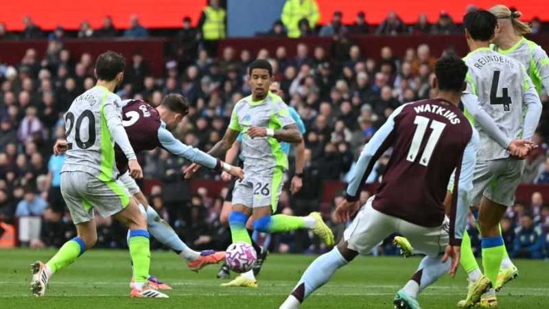 Aston Villa vs Manchester City: gol Matty Cash menenggelamkan Man City (premierleague.com)