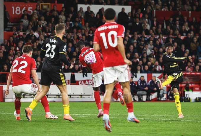     Nottingham Forest vs Manchester United 2-2: Gol Amad Diallo menyelamatkan Setan Merah dari kekalahan (@premierleague.com / x.com)