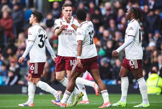     Burnley vs Arsenal 0-2: VIltor Gyokeres mencetak gol pertama bagi The Gunners (@premierleague / x.com)