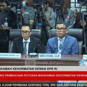 MKD DPR Vonis Ahmad Sahroni, Nafa Urbach, Eko Patrio Langgar Etik; Uya Kuya Tak Salah