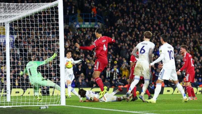     Leeds United vs Liverpool: Ao Tanaka membatalkan kemenangan Liverpool usai mencetak gol di menit 90+4 (premierleague.com)
