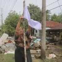 Viral rakyat Aceh kibarkan bendera putih: tak sanggup tangani banjir, minta bantuan