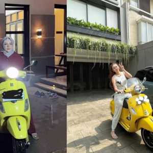 Di tengah isu panas Ridwan Kamil, Aura Kasih ajak Lisa Mariana Vespaan bareng